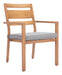 Rader - Outdoor Dining Chair (Set of 2) - Natural Zuo Modern