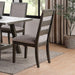 Upholstered Dining Chairs (Set of 2) - Gray - Fabric Home Essentials
