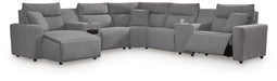 Modmax II - Reclining Sectional - Salt And Pepper Signature Design by Ashley®