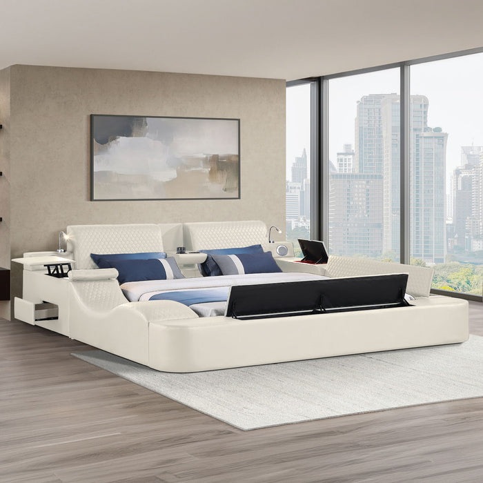Zoya - Smart Multifunctional Bed, Built In Bluetooth Speakers, USB Charging Matrix Furniture Group