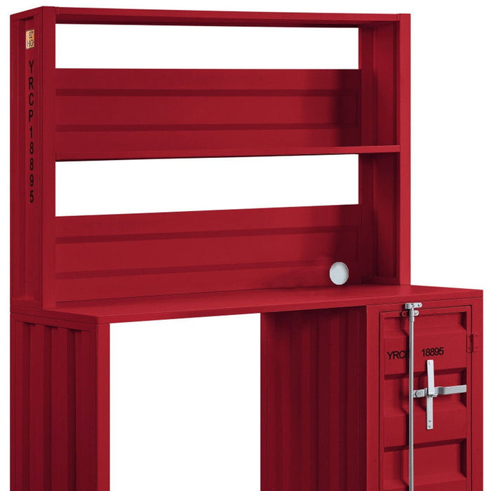 Iron Writing Desk - Red