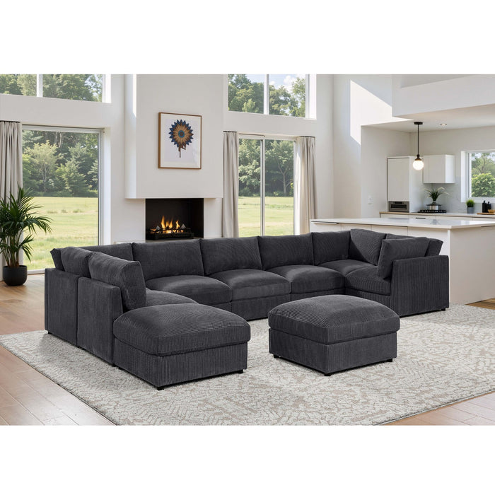 Modular Sectional With Custom Configuration Home Essentials