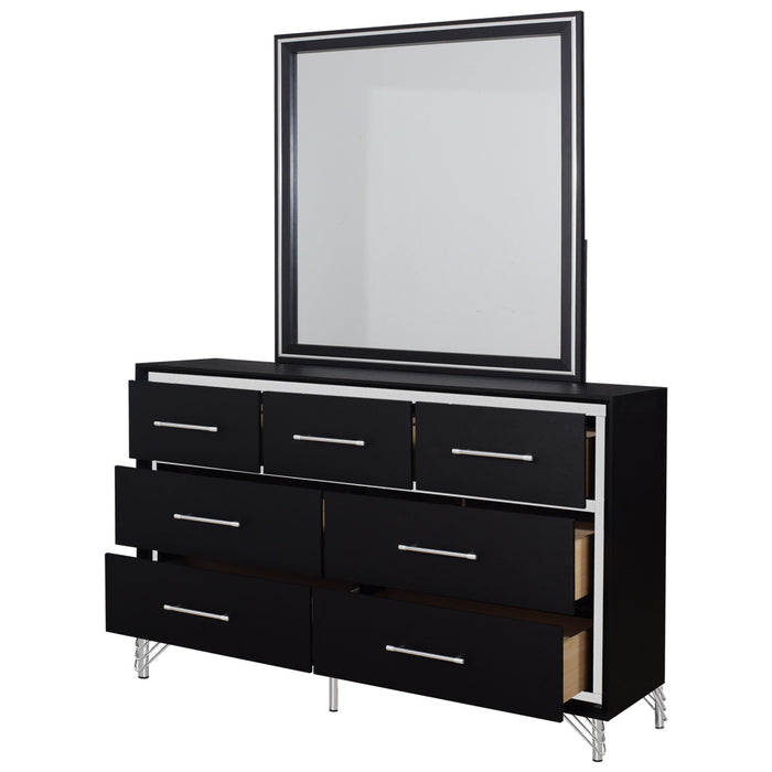 Ava - Mirror - Ebony New Classic