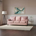 3 Seater Sofa With Nailhead Trim And Turned Legs For Living Room US Pride