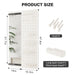 Wall Mounted Full Length Mirror With Shelf And Hook Daily Nest