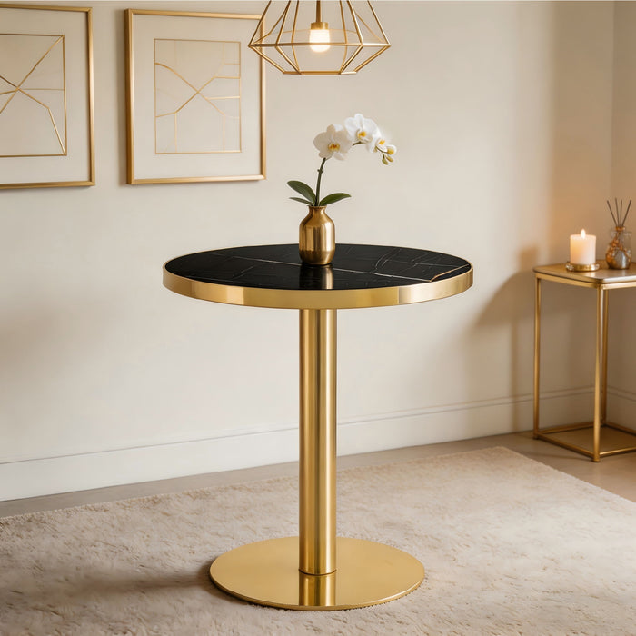 Modern Round Bistro Table Home Essentials