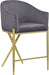 Xavier - Counter Stool with Gold Legs Meridian Furniture
