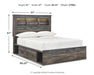 Drystan - Panel Bookcase Bed Signature Design by Ashley®