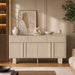 Sideboard Buffet Cabinet With 3 Drawers And 4 Doors For Dining Room Home Essentials