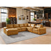 Modular Sectional With Large Square Arms, Custom Configuration Home Essentials
