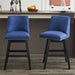 Upholstered Swivel Bar Stool Home Essentials