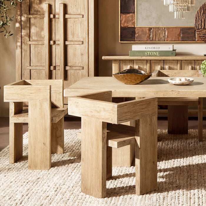 Avenel - Sculptural Block Accent Chair Jennifer Taylor Home