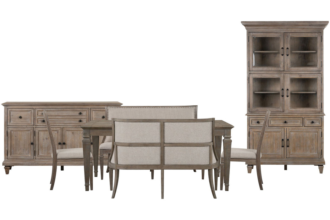 Lancaster - 7 Piece Extendable Rectangular Dining Table Set Magnussen Furniture