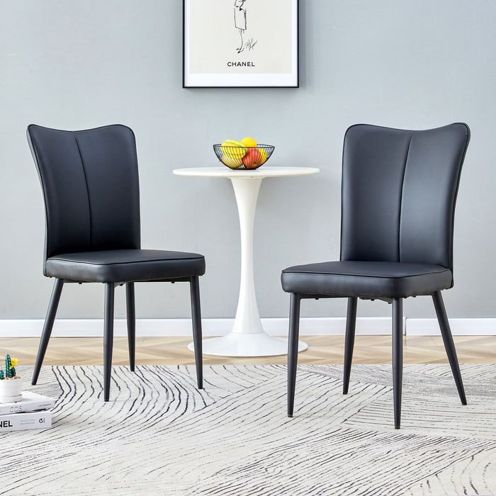 Modern Minimalist Dining Chairs (Set of 2)