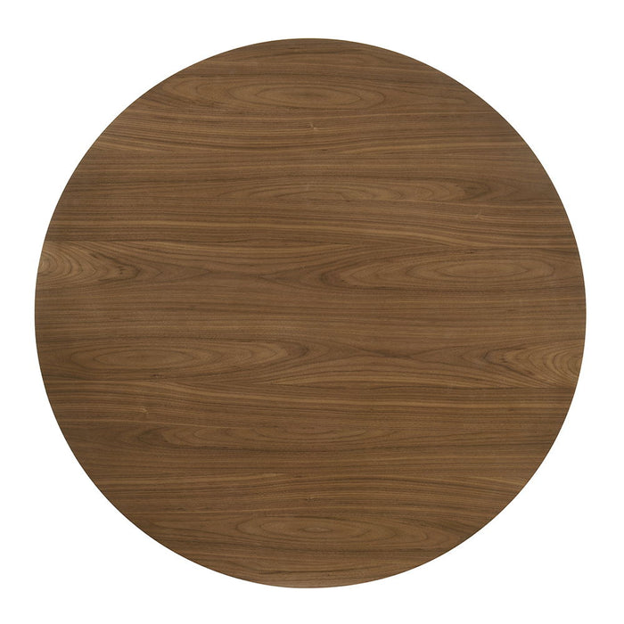 Delmon - Round Dining Table - Dark Walnut ACME