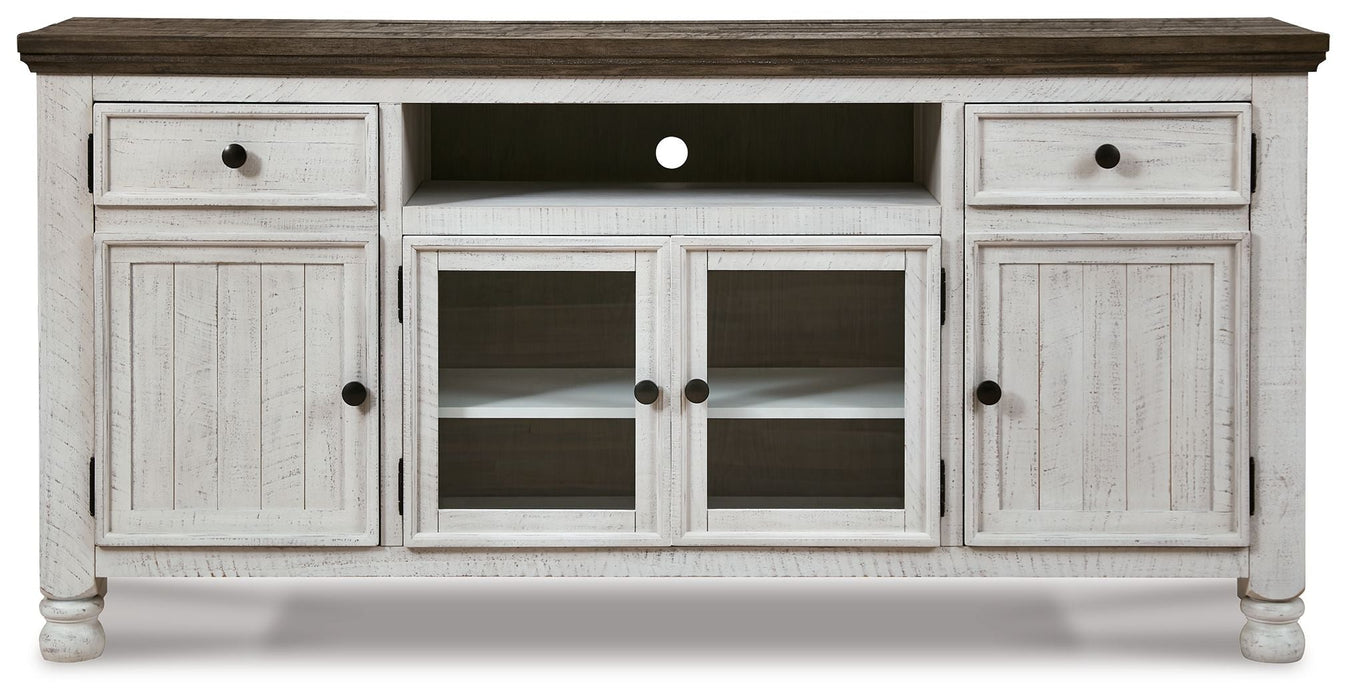 Havalance - Extra Large TV Stand - 4 Doors - Brown / Beige Signature Design by Ashley®