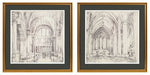 Downyard - Wall Art Set (Set of 2) - Black / Beige Signature Design by Ashley®
