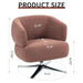 Cuddle Style Leisure Swivel Sofa Chair Home Essentials