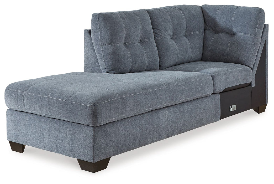 Marleton - Laf Corner Chaise - Denim Signature Design by Ashley®