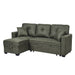 Sectional Sofa With Pull Out Bed, Reversible Chaise Home Essentials