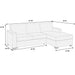 Modern L-Shaped Sectional Sofa Home Essentials