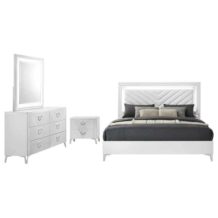 Buckley - Bedroom Set With LED Lighting Furniture Max