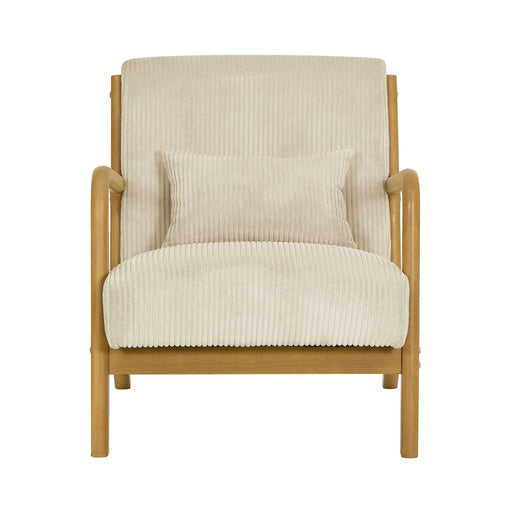 Upholstered Armchair With Back Support Pillow Home Essentials