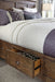 Bay Creek - Complete Panel Bed With Storage Rails Magnussen Furniture