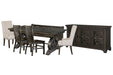 Bellamy - Extendable Rectangular Dining Table Set Magnussen Furniture