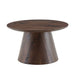 Circular Coffee Table With Adjustable Feet Home Essentials