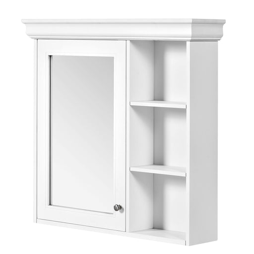 Wall Mounted Bathroom Medicine Cabinet With Mirror And Adjustable Storage With Soft Close Hinges Hearth and Haven