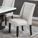 Upholstered Wingback Dining Chairs With Nailhead Trim (Set of 2) - Antique Black Home Essentials