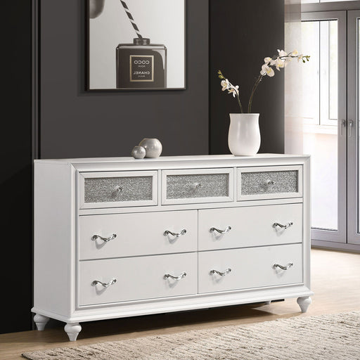 Randall - 7 Drawer Dresser - White Furniture Max