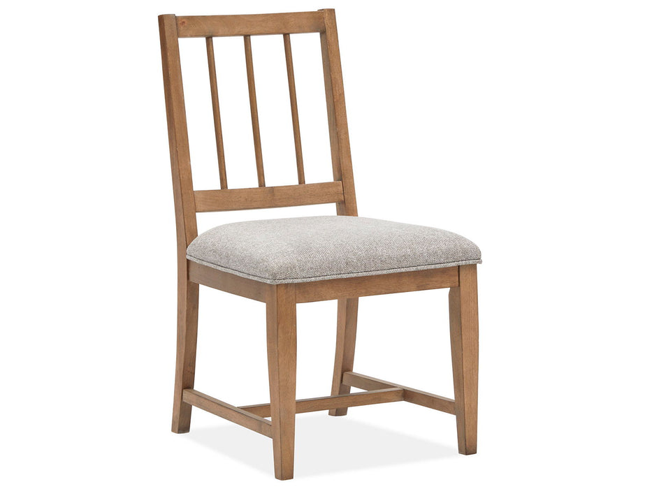 Lindon - Dining Side Chair With Upholstered Seat (Set of 2) - Gray Magnussen Furniture
