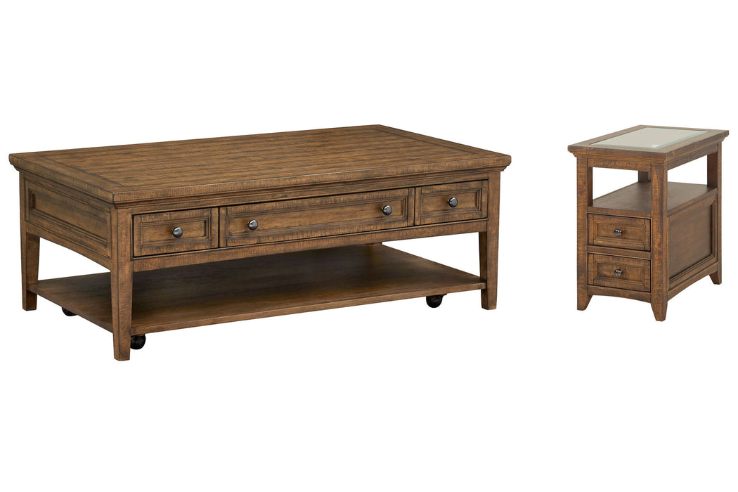 Bay Creek - Rectangular Cocktail Table Set Magnussen Furniture