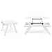 Briana - 2 Piece Coffee And End Table Set With Lift Top Legs - Gloss White Furniture Max