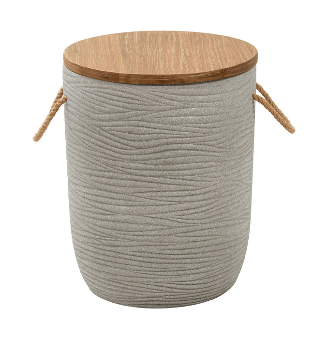 Biban - Outdoor Side Table - Natural / Brown Zuo Modern