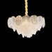 Michael Amini Lighting - Almara 9-Light Frosted Glass Chandelier - Frost / Gold Michael Amini