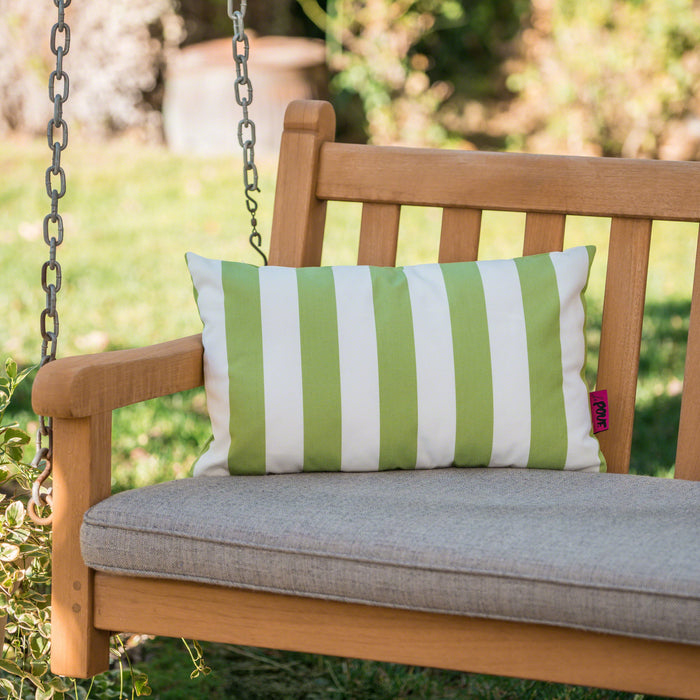 Coronado - Stripe Rectangular Pillow - Green