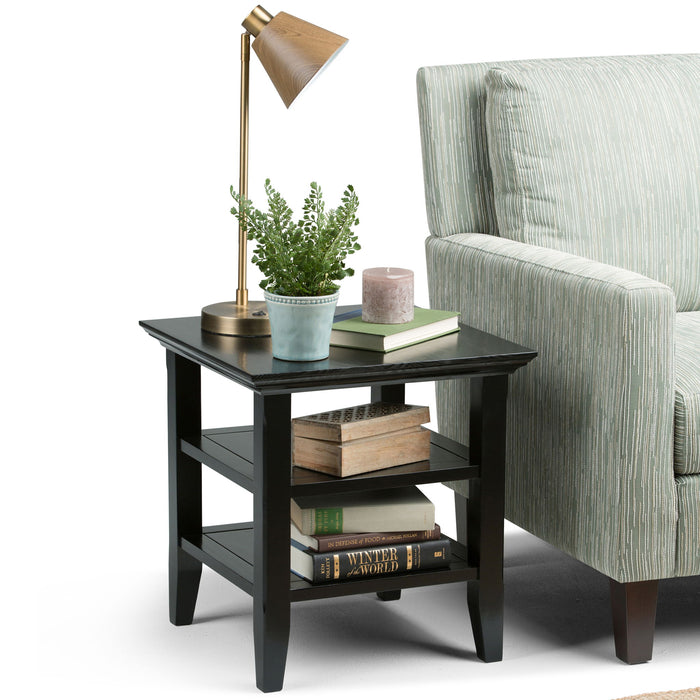 Acadian - Handcrafted End Table Simpli-Home