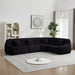Luxury Curved Corner Sectional Sofa With 4 Pillows Home Essentials