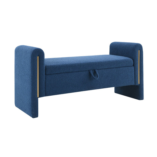 Modern Teddy Upholstered Large Bed End Bench With Arms And Storage Home Essentials