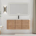 Wall Mounted Bathroom Vanity With Sink, 3 Soft Close Doors Home Essentials