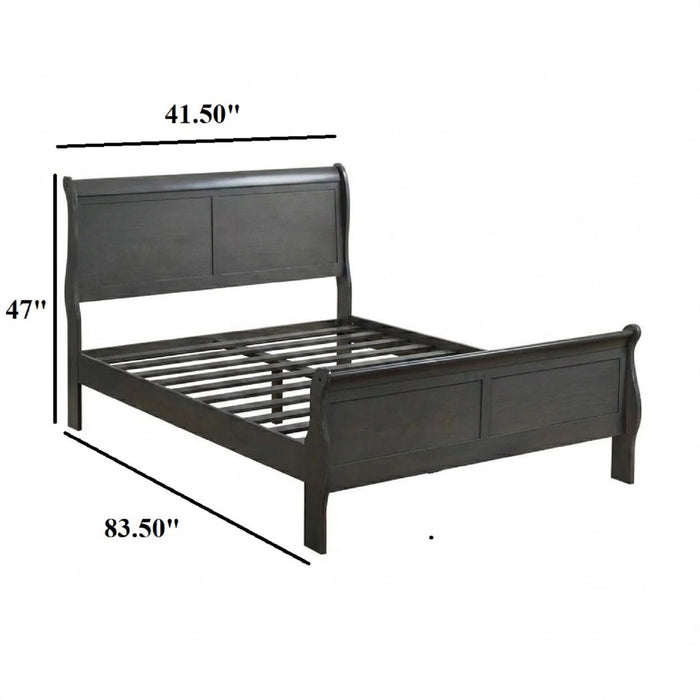 Louis Phillipe Sleigh Bed Home Essentials