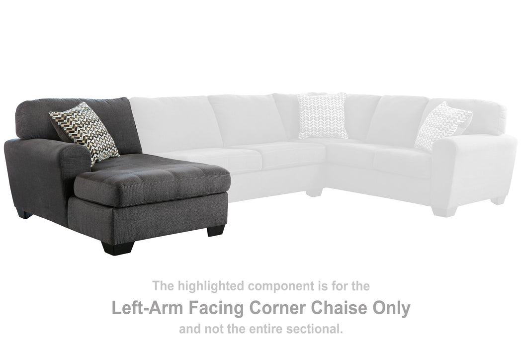Ambee - LAF Corner Chaise - Slate Benchcraft®