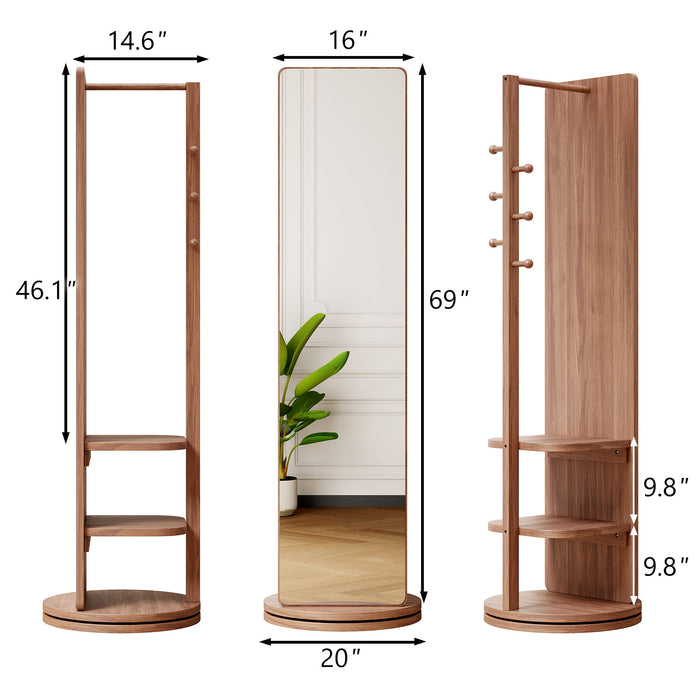3 In 1 Multifunctional Full Length Clothing Mirror Daily Nest