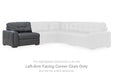 Brindley Pier - Laf Corner Chair - Fog Signature Design by Ashley®