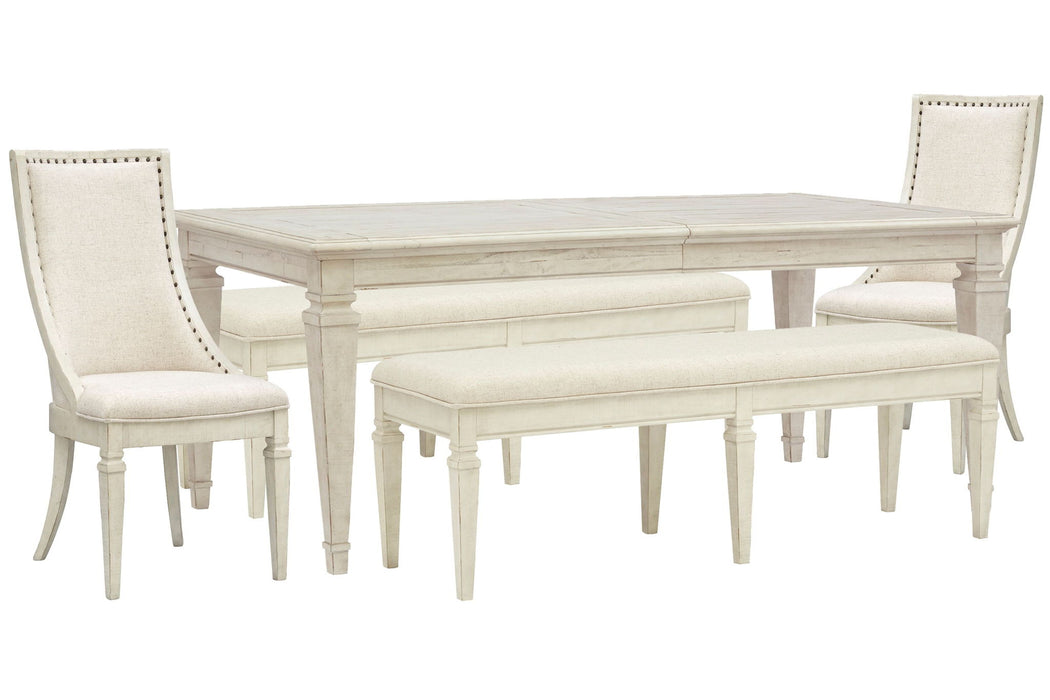 Newport - 5 Piece Extendable Rectangular Dining Table Set Magnussen Furniture