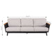 Sofa Set With Armrests - Black / Black Multi Home Essentials