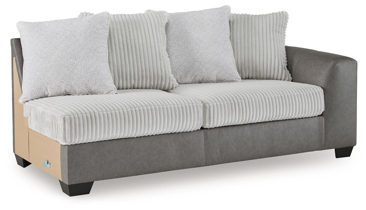 Clairette Court - Raf Sofa - Alloy